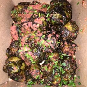 Gluten-free brussels sprouts from Crave Fishbar